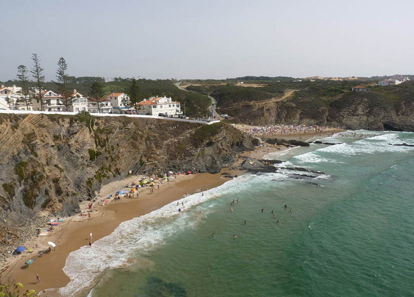 Beach Zambujeira do Mar, Portugal, Portugal